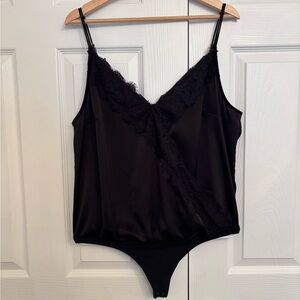 Abercrombie & Fitch Black Lace Detail Top